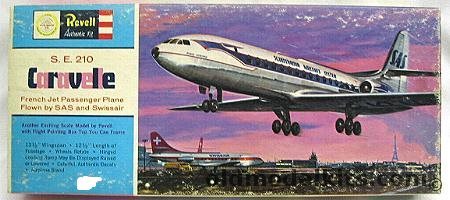 Revell 1/96 SE-210 Caravelle SAS Airlines, H184-129 plastic model kit